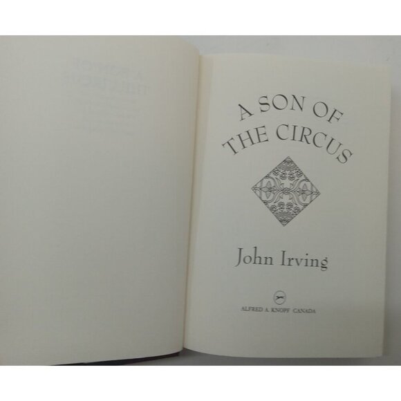 A Son of the Circus by John Irving – VG+ Literary Fiction Hardcover Book DJ - Picture 9 of 9
